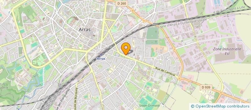 localisation de l'entreprise SCI DESQUATRES à ARRAS