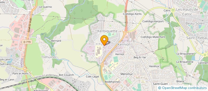 localisation de l'entreprise SCI DESREUMAUX à VANNES