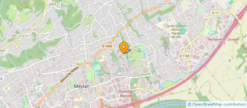 localisation de l'entreprise SCI DESRIV  MEYLAN