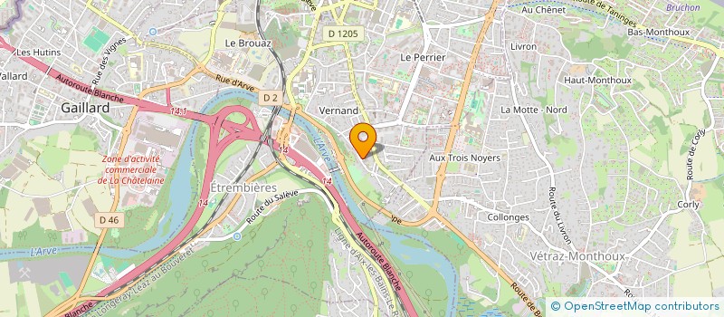 localisation de l'entreprise SCI DESROCHES à ANNEMASSE