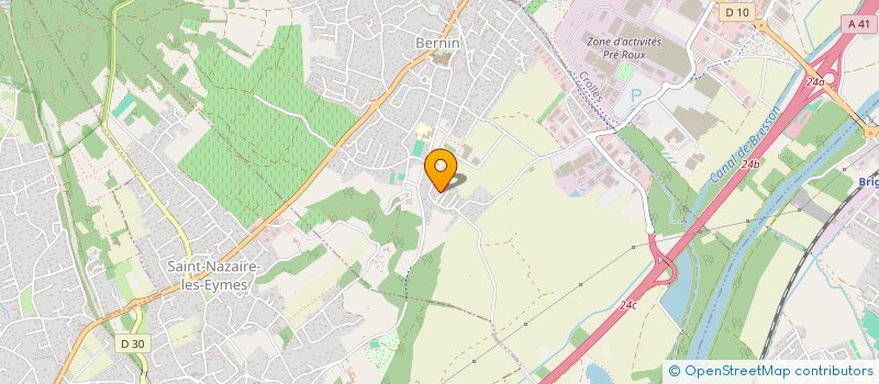 localisation de l'entreprise SCI DESROCHES  BERNIN