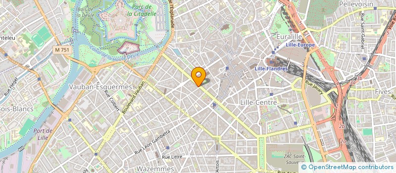 localisation de l'entreprise SCI DESRUELLES à LILLE
