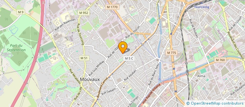 localisation de l'entreprise SCI DESSAILLIEZ  MOUVAUX