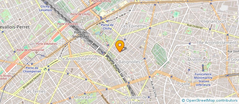 localisation de l'entreprise SCI DESSAINT à LEVALLOIS-PERRET