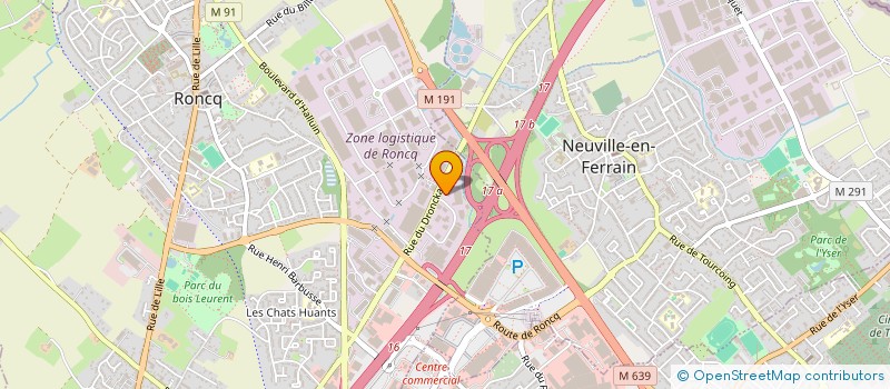 localisation de l'entreprise SCI DESSAU à RONCQ