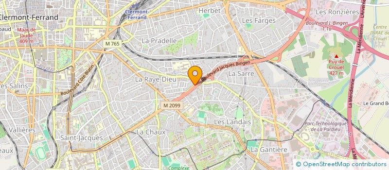 localisation de l'entreprise SCI DESSET HAETTY  CLERMONT-FERRAND