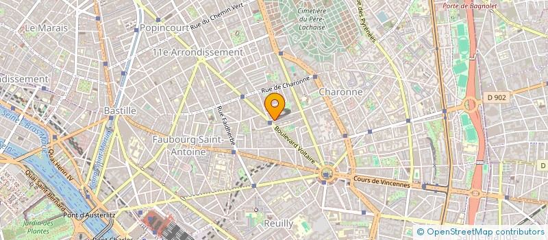 localisation de l'entreprise SCI DESSHAIES  PARIS