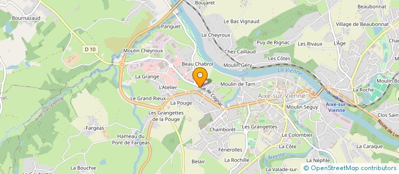 localisation de l'entreprise SCI DESSYMOULIE ET FILS à AIXE-SUR-VIENNE
