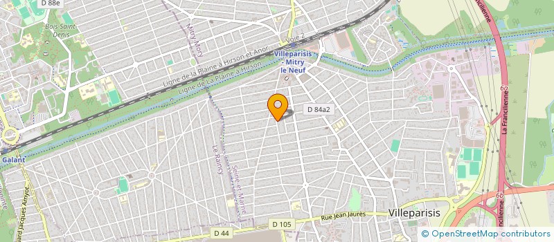 localisation de l'entreprise SCI DESTA  VILLEPARISIS