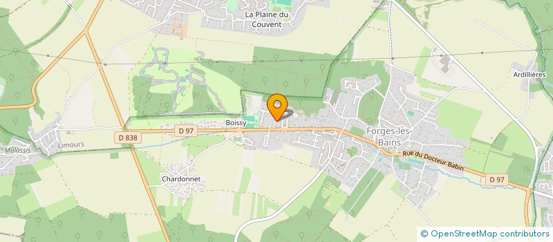 localisation de l'entreprise SCI DESTA  FORGES-LES-BAINS