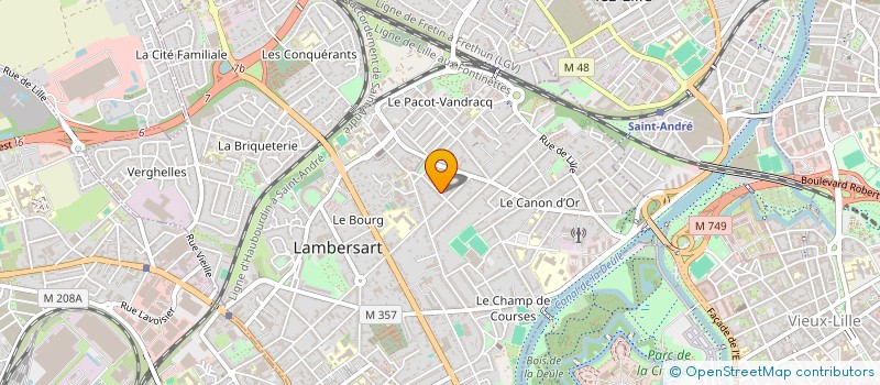 localisation de l'entreprise SCI DESTAPETS à LAMBERSART