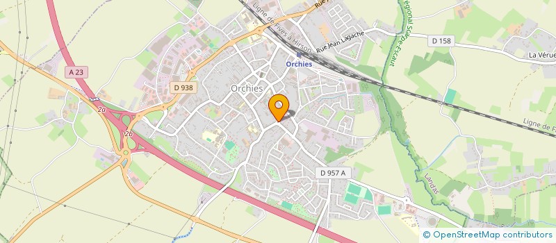 localisation de l'entreprise SCI DESTAR  ORCHIES