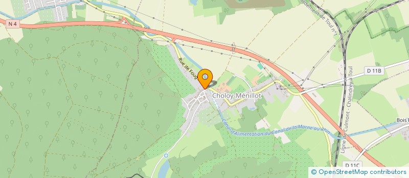 localisation de l'entreprise SCI DESTEF  CHOLOY-MENILLOT