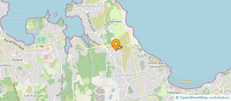 localisation de l'entreprise SCI DESTEFANIS  PERROS-GUIREC