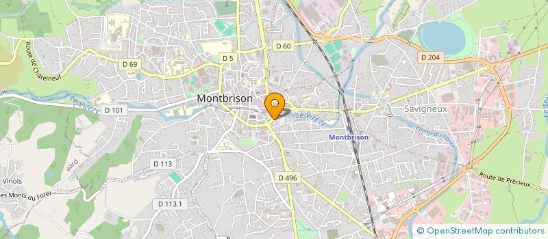 localisation de l'entreprise SCI DESTELLA  MONTBRISON