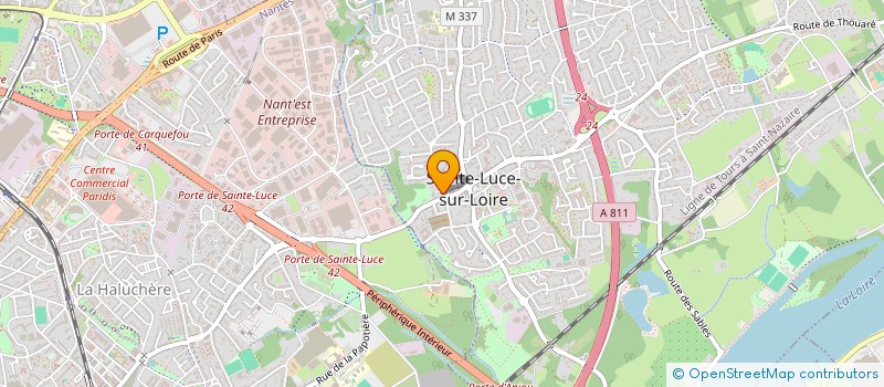 localisation de l'entreprise SCI DESTELLE-MATHIEU  SAINTE-LUCE-SUR-LOIRE