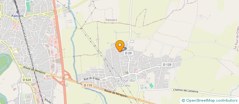 localisation de l'entreprise SCI DESTEPHE à LA TOUR-DU-CRIEU