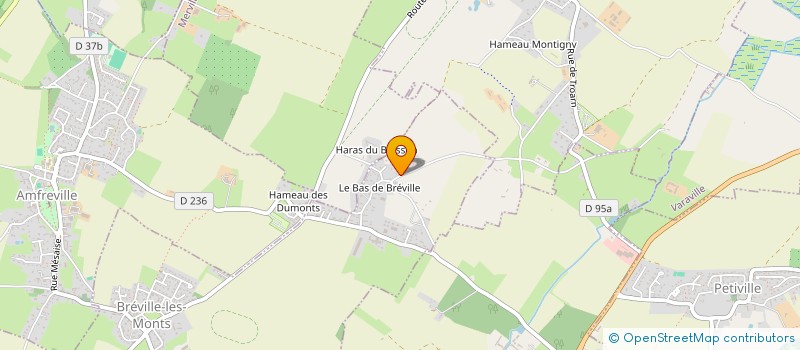 localisation de l'entreprise SCI DESTIGNY à BREVILLE-LES-MONTS