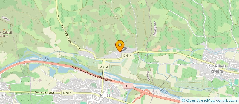 localisation de l'entreprise SCI DESTINEE  MILLAS