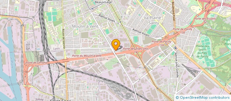 localisation de l'entreprise SCI DESTOCKAGE  VENISSIEUX