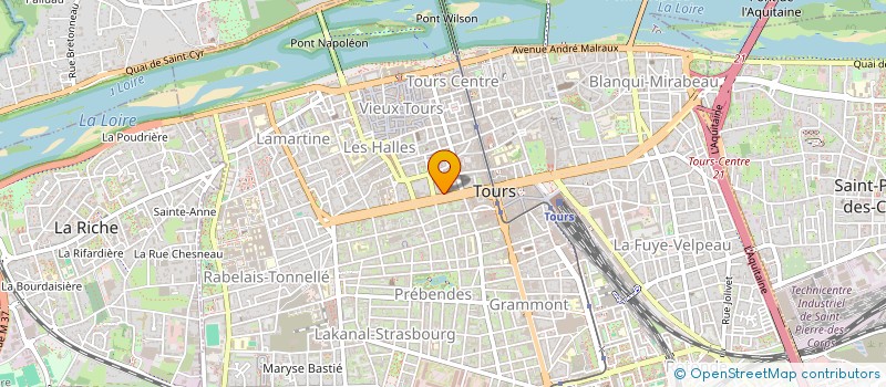 localisation de l'entreprise SCI DESTOUCHES  TOURS