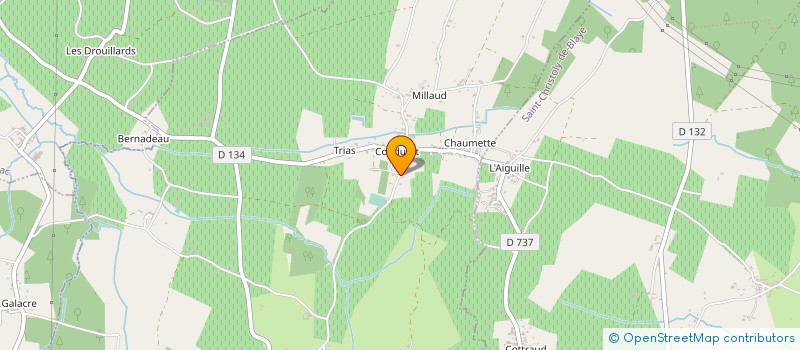 localisation de l'entreprise SCI DESTOUESSE  SAINT-GIRONS-D AIGUEVIVE