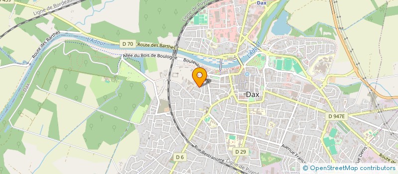 localisation de l'entreprise SCI DESTRIBATS  DAX