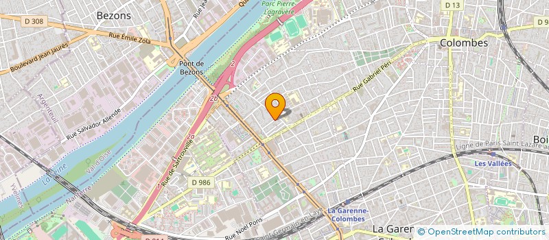 localisation de l'entreprise SCI DESVAL à COLOMBES