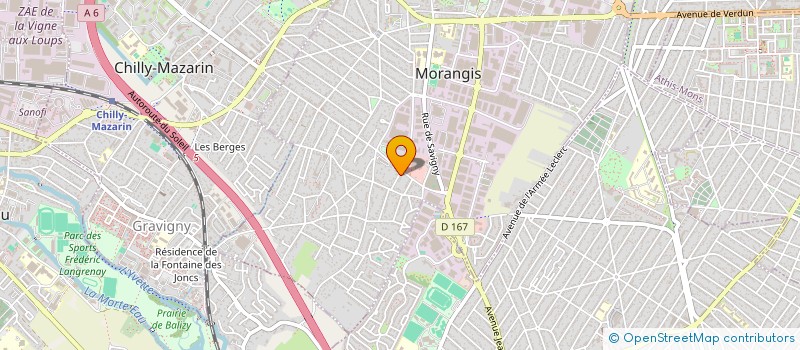 localisation de l'entreprise SCI DESVALEX à MORANGIS