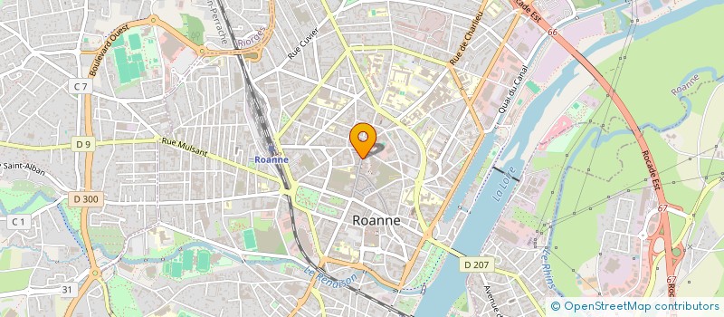 localisation de l'entreprise SCI DESVAT  ROANNE