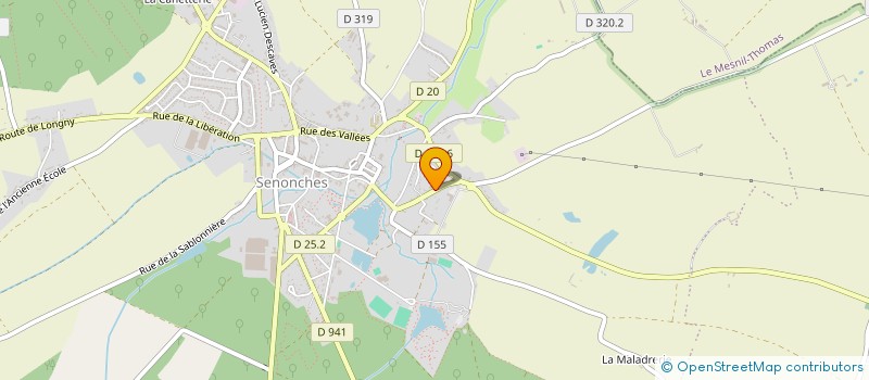 localisation de l'entreprise SCI DESVAUX-HALE à SENONCHES