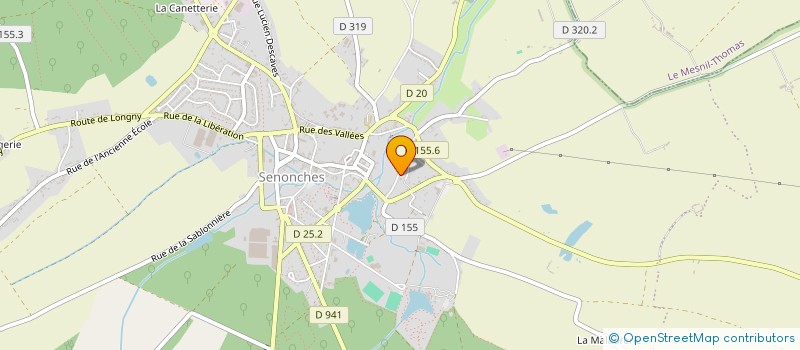 localisation de l'entreprise SCI DESVER à SENONCHES