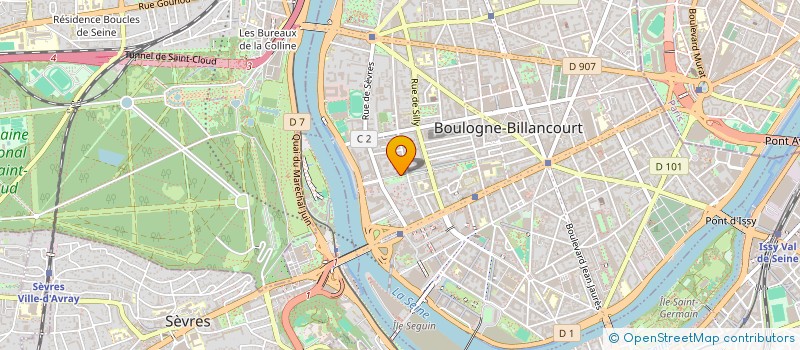 localisation de l'entreprise SCI DESVI à BOULOGNE-BILLANCOURT