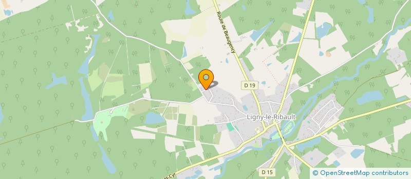 localisation de l'entreprise SCI DESYJE  LIGNY-LE-RIBAULT