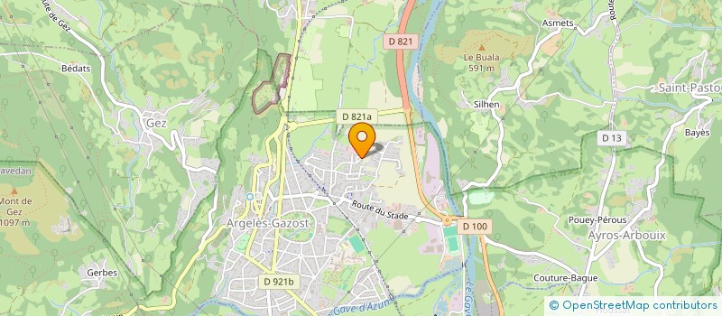 localisation de l'entreprise SCI DET SARTHE  ARGELES-GAZOST