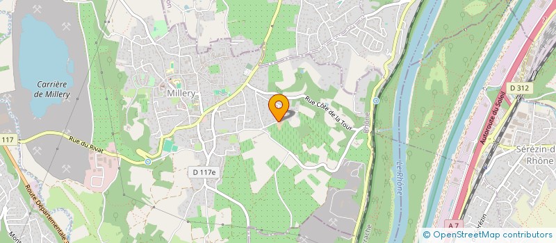 localisation de l'entreprise SCI DETA PETITE GALLEE  MILLERY