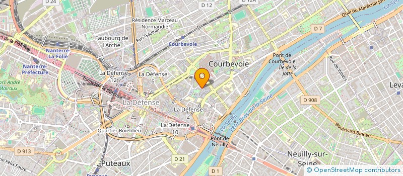 localisation de l'entreprise SCI DETAILLE 8 à COURBEVOIE