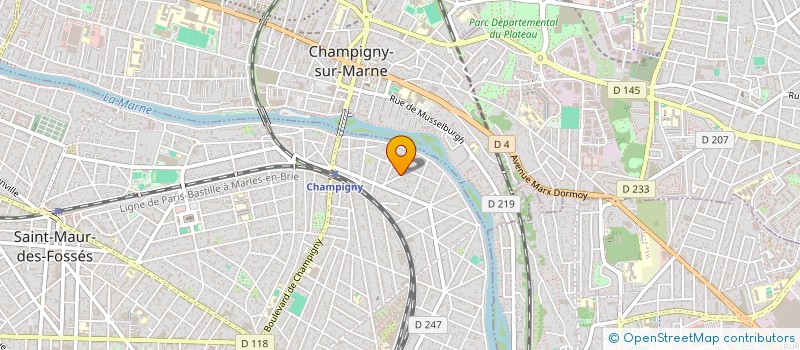 localisation de l'entreprise SCI DETAILLE à SAINT-MAUR-DES-FOSSES