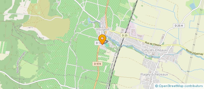 localisation de l'entreprise SCI DETAL à VOUGEOT