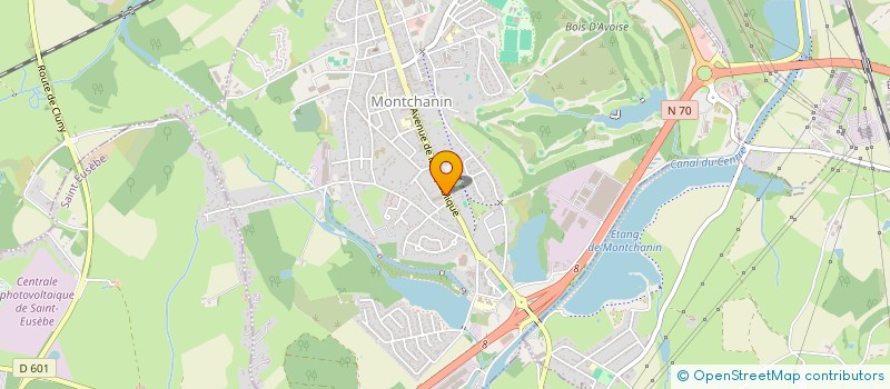 localisation de l'entreprise SCI DETANG  MONTCHANIN