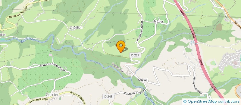 localisation de l'entreprise SCI DETENTE  COPPONEX