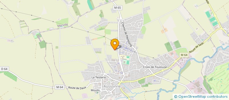 localisation de l'entreprise SCI DETENTE GFM  AUSSONNE