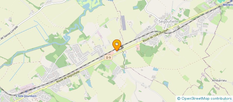 localisation de l'entreprise SCI DETENTE IMMO  L'ISLE-JOURDAIN