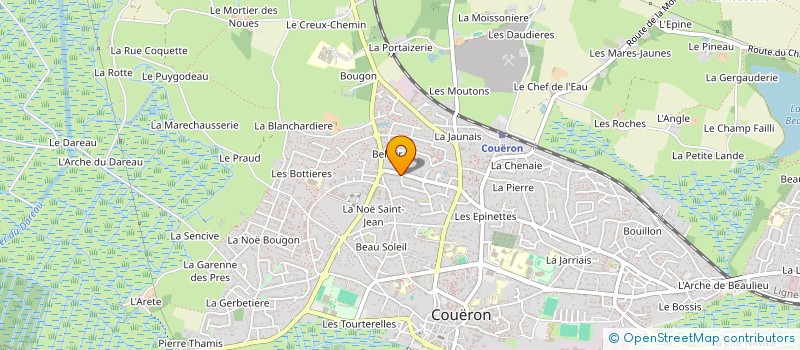 localisation de l'entreprise SCI DETHOR à COUERON