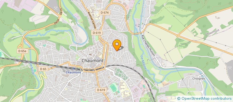 localisation de l'entreprise SCI DETLAV à CHAUMONT