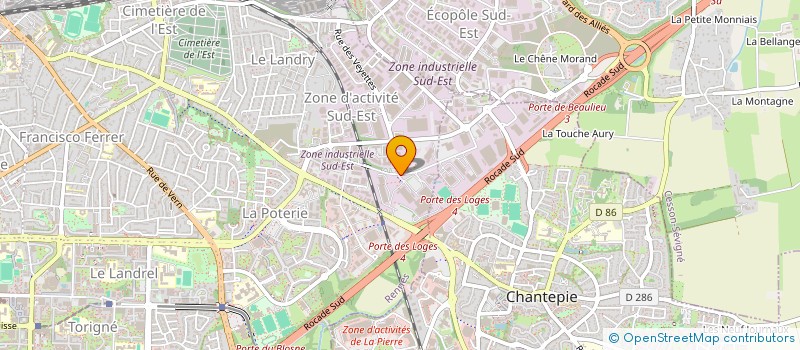 localisation de l'entreprise SCI DETOEUF  RENNES