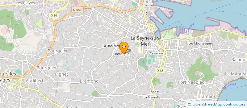 localisation de l'entreprise SCI DETOLLE à LA SEYNE-SUR-MER