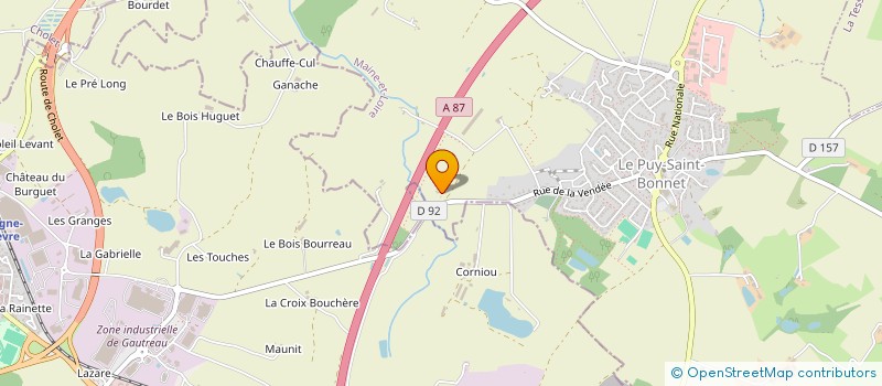 localisation de l'entreprise SCI DETSA IMMO à CHOLET