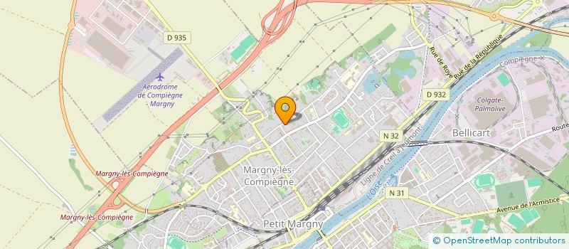 localisation de l'entreprise SCI DETTI FRERES  CHAMANT