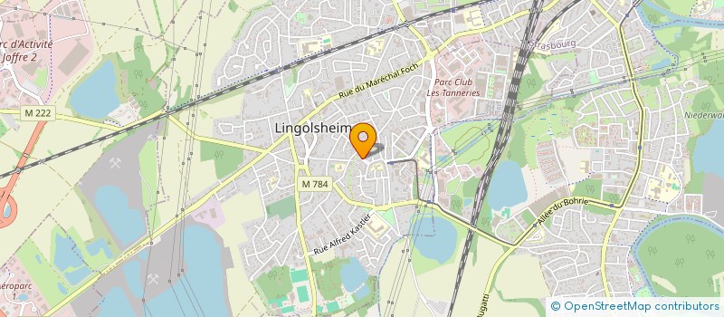 localisation de l'entreprise SCI DETTWILLER  LINGOLSHEIM